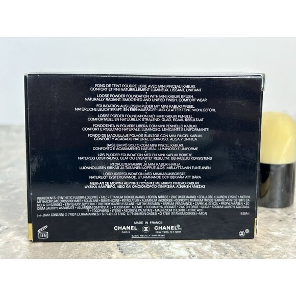 CHANEL Vitalumière Loose Powder Foundation with Mini Kabuki Brush #30 - New - Picture 5 of 8